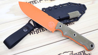 Custom FC5 - Orange Cerakote - OD Micarta / Orange Liner Handle