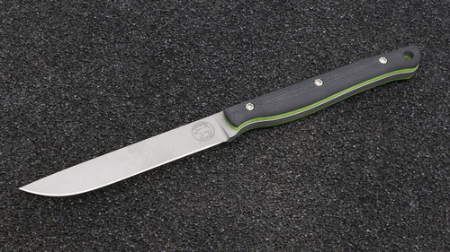 Custom Exodus 3 - Black G10 / Green Liners