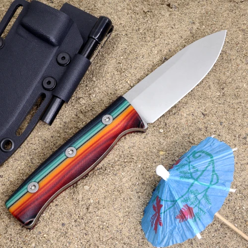 Custom Ursus Cub - Mexican Blanket Micarta - XL Scales