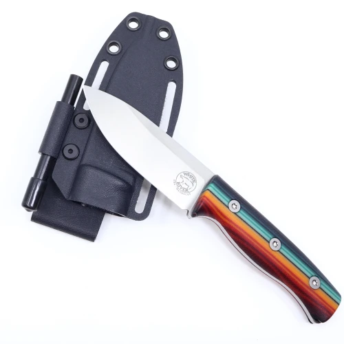 Custom Ursus Cub - Mexican Blanket Micarta - XL Scales