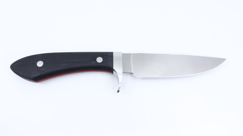 Custom Sendero Classic - Black G10 / Red Liner