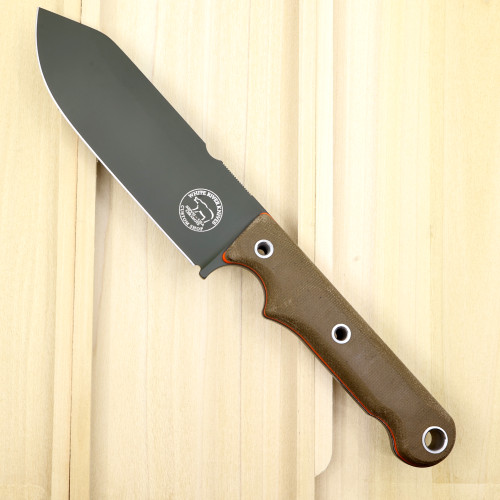 Custom FC5 - OD Cerakote - OD Micarta / Orange Liner Handle