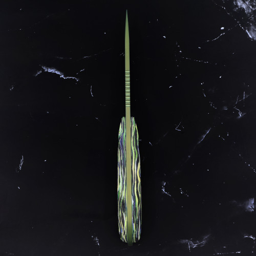 Seaweed Green PVD - Carbon Fiber G10 Burl