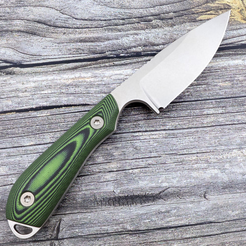 Custom M1 Caper - Magnacut - Black and Green G10