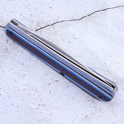 Custom Trailhead Trapper - Blue / White / Brown G10