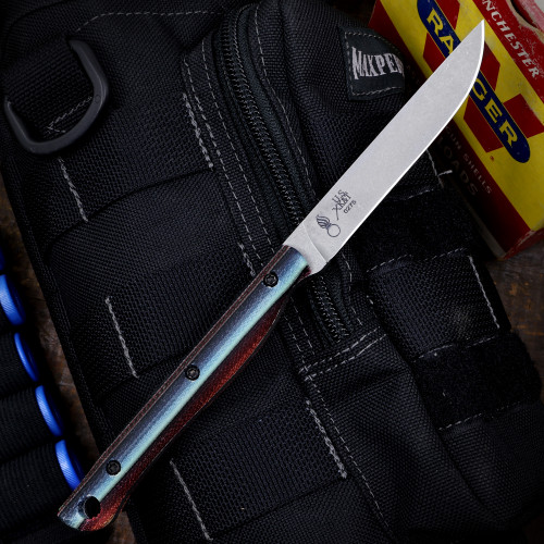 Custom Exodus 3 - MagnaCut - Mexican Blanket Micarta
