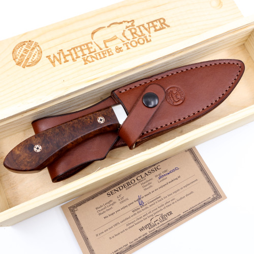 Custom Sendero Classic - Desert Ironwood Burl - Mosaic Pins #2073