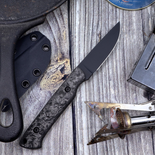 Custom Small Game - Magnacut - Black Cerakote - Black Carbon Fiber