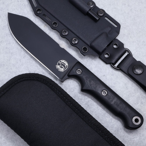 Custom FC5 - Black Cerakote - Blackout Micarta Handle