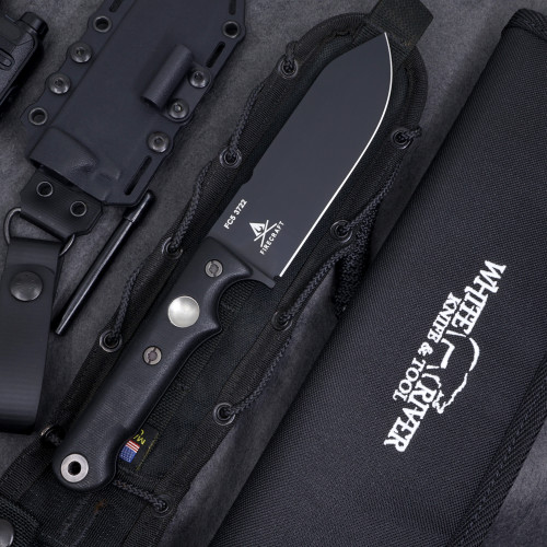 Custom FC5 - Black Cerakote - Blackout Micarta Handle