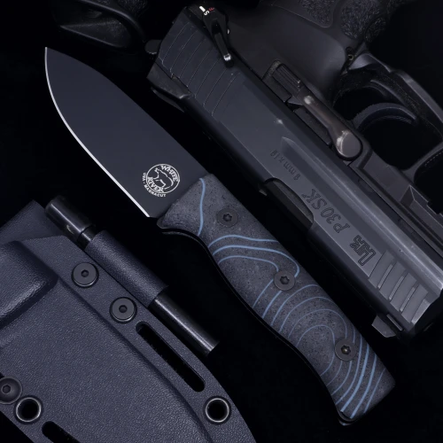 Custom Ursus Cub - Topo GripX Handle - Black PVD Coated - XL