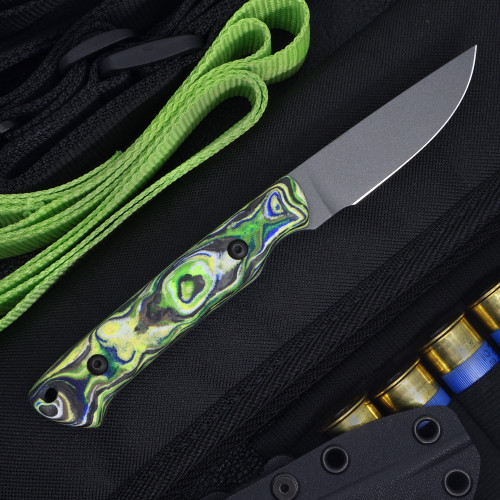 Custom Small Game -  Smokey Gray Cerakote - Carbon Fiber / G10 Burl