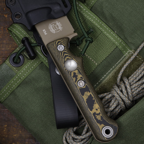 Custom FC5 - FDE Cerakote - Maple / Black Richlite Handle