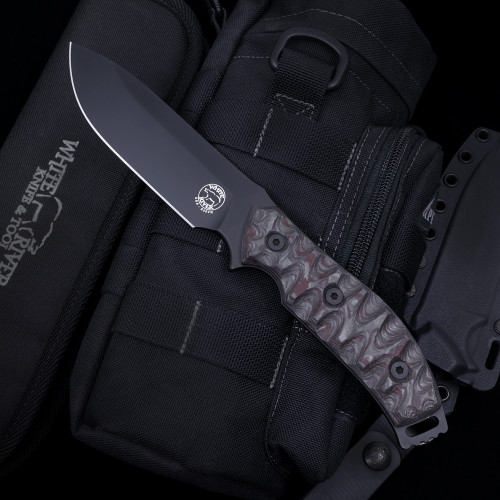 Custom GTI 4.5 - Red & Black Marbled Carbon Fiber & G10
