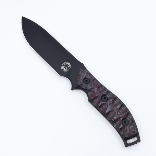 Custom GTI 4.5 - Red & Black Marbled Carbon Fiber & G10