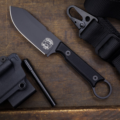 Custom FC3.5 - 3V Steel - Black Cerakote - Black G10