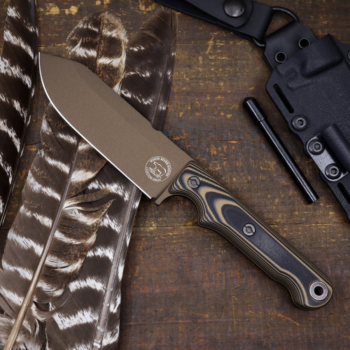 Custom FC5 - Bronze Cerakote - Black & Tan G10 Handle