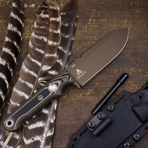 Custom FC5 - Bronze Cerakote - Black & Tan G10 Handle