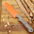 Custom FC5 - Orange Cerakote - OD Micarta / Orange Liner Handle