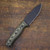 Custom Ursus 45 - Black Cerakote S35VN - Black O.D. Linen Micarta