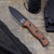 Custom Ursus Cub Gripx Handle Black PVD Coated Blade