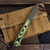 Custom Small Game -  Magnacut - Olive Green Cerakote - Black / Green Gwood Handle