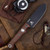 Custom FC5 - Black Cerakote - Saddle Brown Micarta Handle