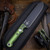 Custom FC7 - Black Cerakote - Black / Green G10 Handle