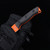 Custom Ursus Cub - Black Burlap Micarta - Orange Cerakote
