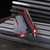 Mudbug Folding Knife gray G10 red liner