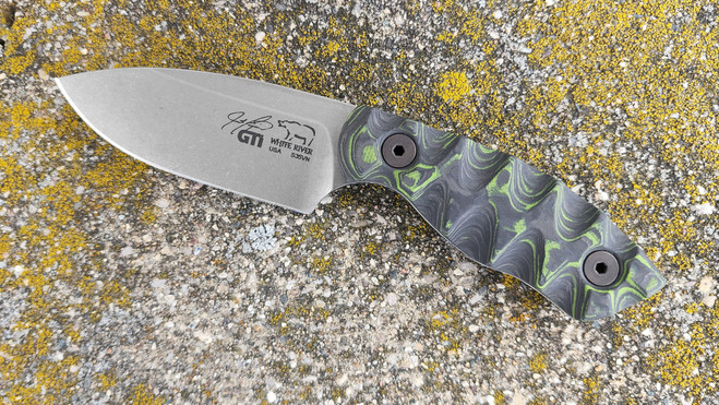 Custom GTI3 - Green G10/Carbon Fiber