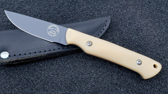 Custom Small Game - Sniper Grey Cerakote - Antique Ivory Micarta