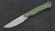 Custom Small Game - Smokey Grey Cerakote - Black / Green G10