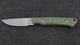 Custom Small Game - Smokey Grey Cerakote - Black / Green G10