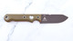 Custom FC4 - Dark Earth Cerakote - OD / Orange Liner Handle