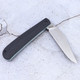 Custom Trailhead Trapper - Black G10 - Cyan Liner