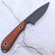 Custom M1 Caper - S90V - Black PVD - Barbed Wire Burlap Micarta
