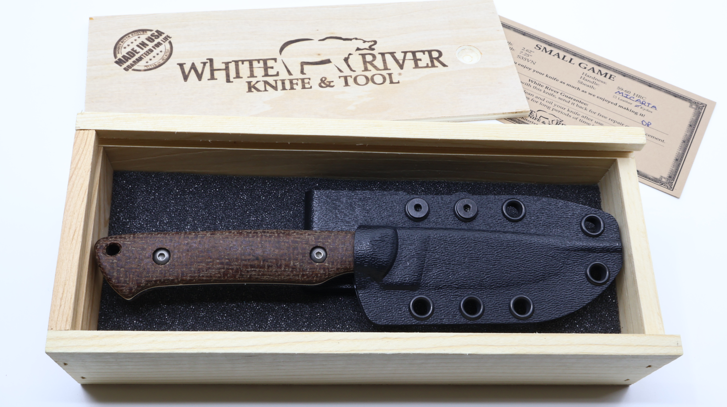 White River M1 Backpacker Pro 3 inch Fixed Blade Knife