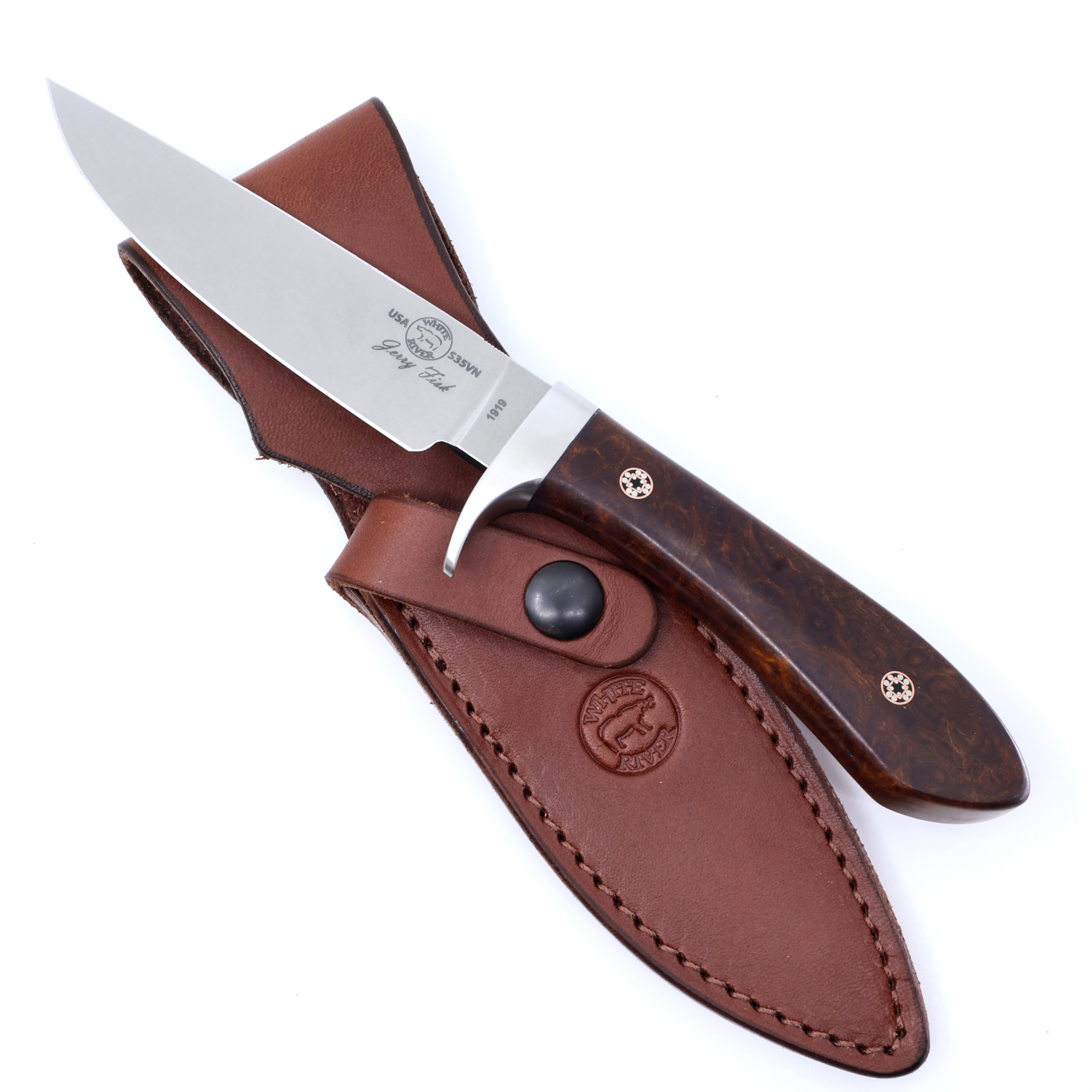 Custom Sendero Classic - Desert Ironwood Burl - Mosaic Pins #1919