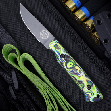 Custom Small Game -  Smokey Gray Cerakote - Carbon Fiber / G10 Burl