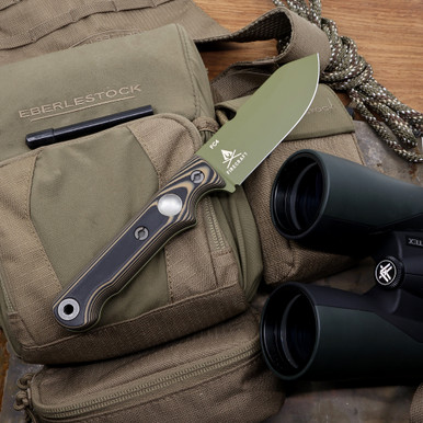 Custom FC4 - OD Cerakote - Black / Tan G10 Handle