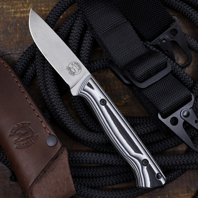Custom Jason Fry Utility Hunter - Black / White G10