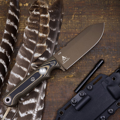 Custom FC5 - Bronze Cerakote - Black & Tan G10 Handle