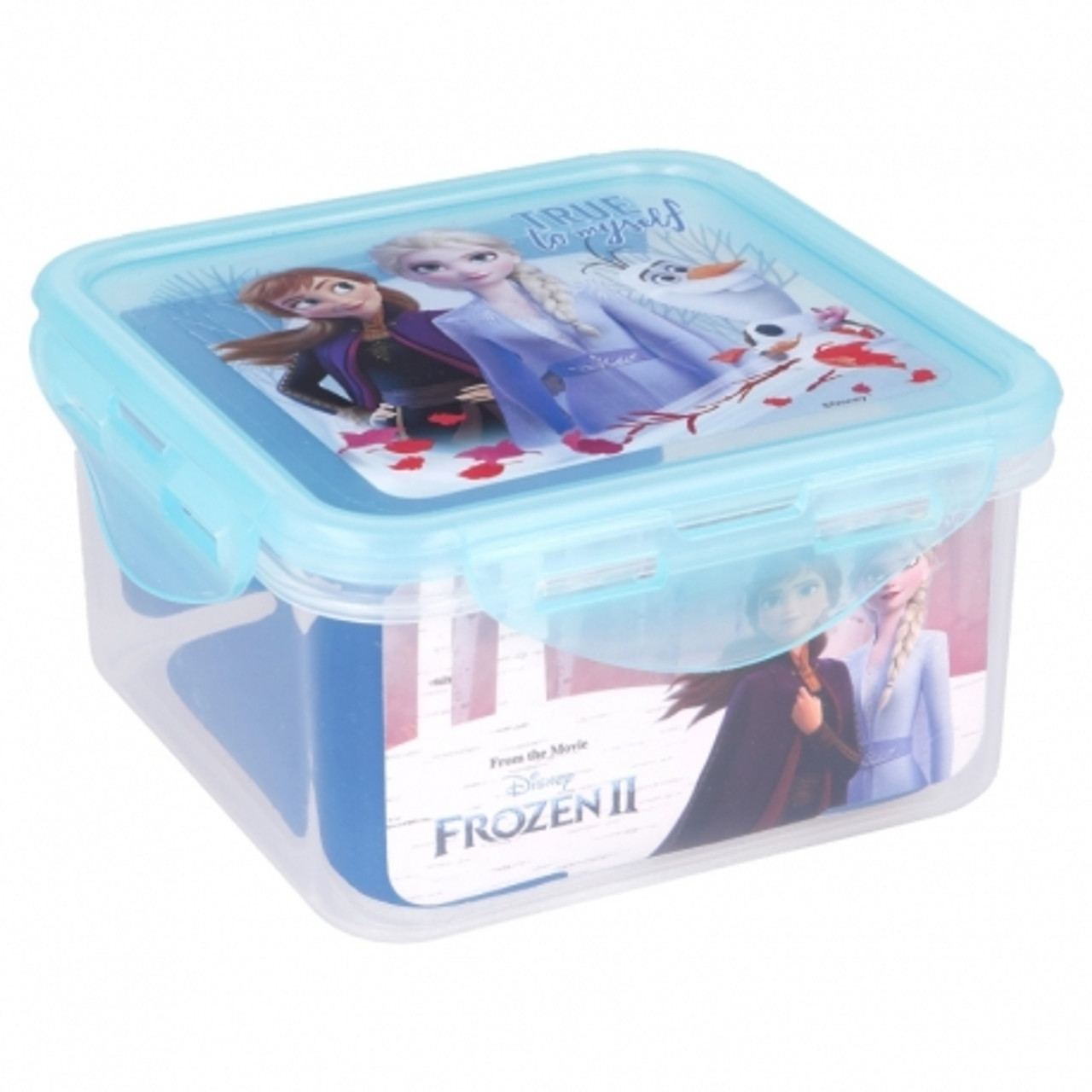 schapen Voorzitter Zaailing Frozen II square food container 730ml - Kids Dreamland Malta