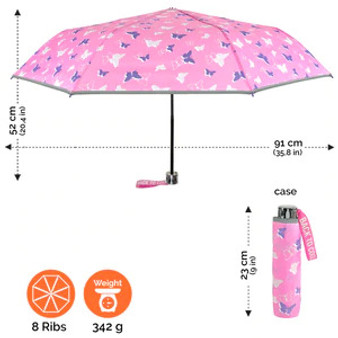 Mini Butterflies Umbrella 91cm