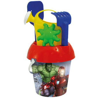 Avengers Bucket 18cm with watering can