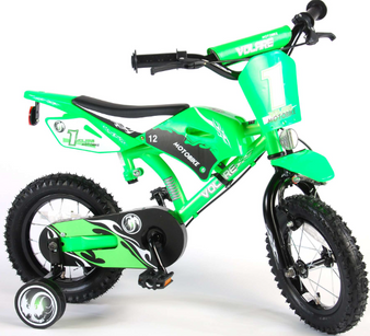 Motorbike Green 12 Inch 61207