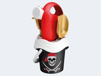 Pirate 13cm Bucket with Watering Can