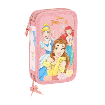 Disney Princess 2zip filled pencil case