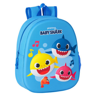 Baby Shark 3D 32cm backpack